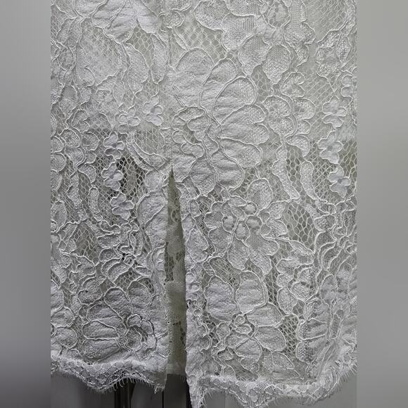 💍Lulus Wishful Wanderings White Lace Bodycon Midi Dress - Size XL🤍 - Picture 10 of 15